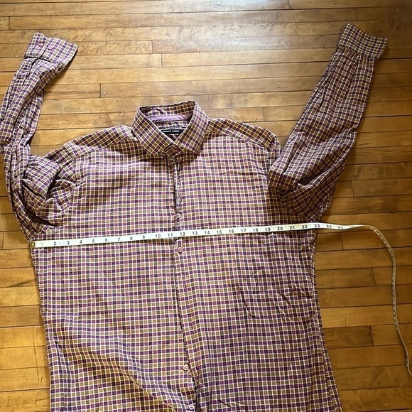 Hammer Made Button Down Shirt 100% Cotton Italian Fabric Men's 41/16 - Picture 2 of 10